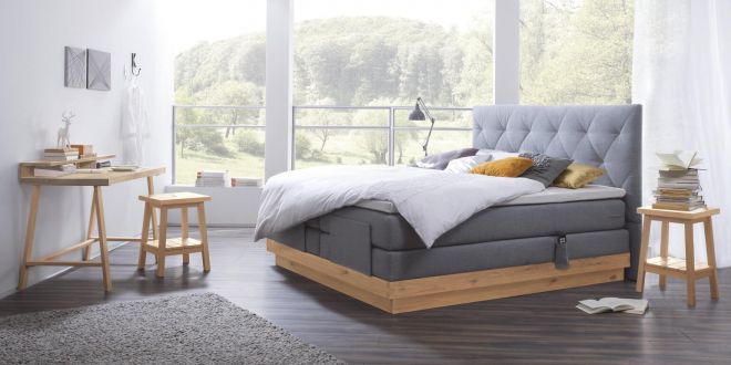 Boxspring Wasserbett 140x210 Hasena Paris XL Rocc